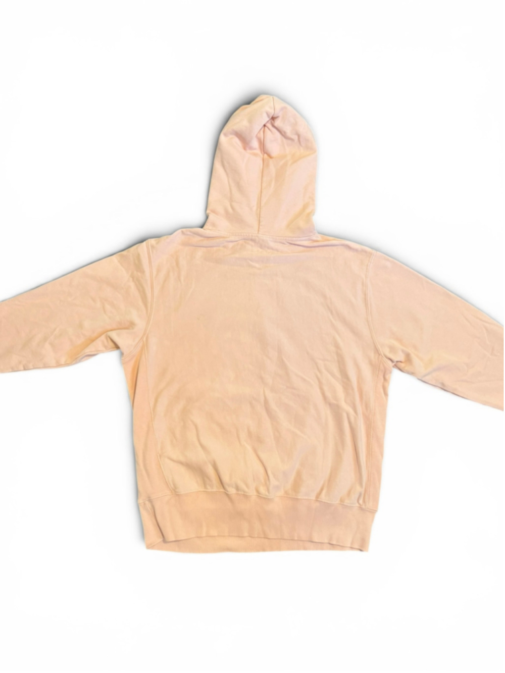 Texas A&M Champion Unisex Reverse Weave Hoodie Sz L Pastel Peach Sweatshirt - Picture 9 of 12